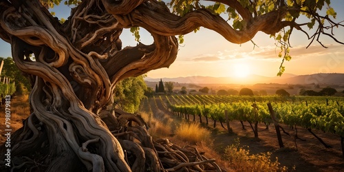 ancient weather gnarled trunks twisting skyward in a storied vineyard decades (19)