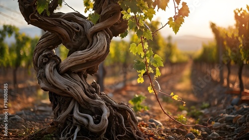 ancient weather gnarled trunks twisting skyward in a storied vineyard decades (19)