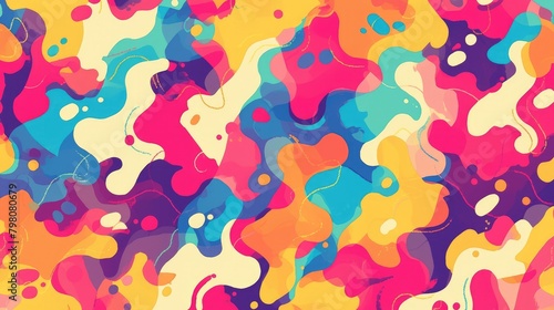 A vibrant and captivating pattern of abstract colors to use as a textured background