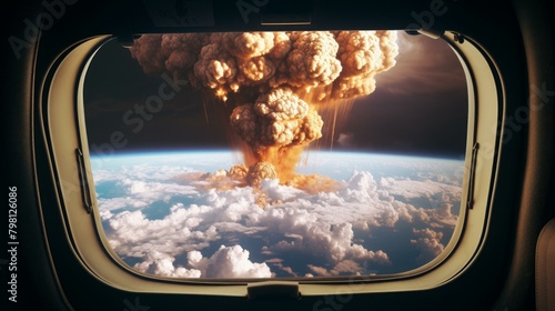 b"Astronaut's view of a nuclear explosion from the International Space Station"