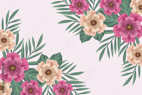 summer floral pattern