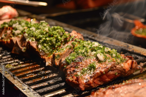 Sizzling Argentine BBQ Delight, Culinary World Tour, Food and Street Food