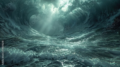 Powerful Undertow A Dynamic D Wave Visualization