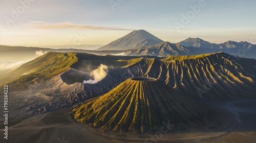 Explore the stunning landscape of Mount Bromo, situated in Indonesia