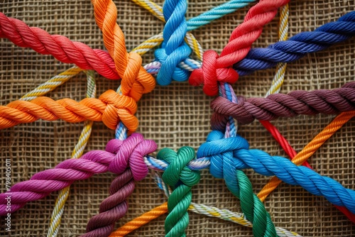 Strengthening Team Bonds: Colorful Rope Partnerships at the Center