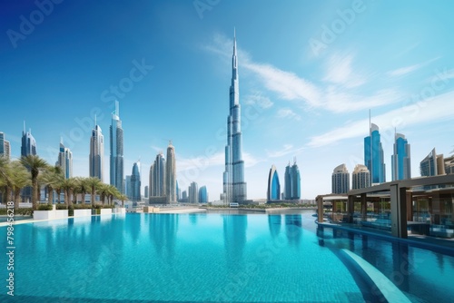 Burj Khalifa Dubai architecture cityscape outdoors