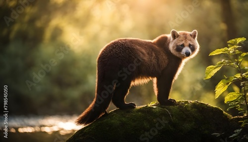 racoonbear in the forest