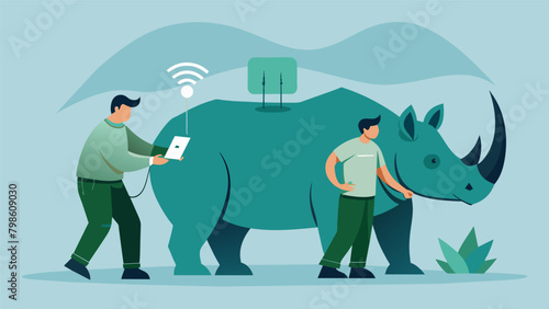 In an effort to protect vulnerable rhinos from poaching conservationists are implanting microchips with neurotechnology capabilities allowing for.