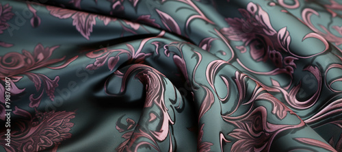 floral wave cloth texture, motif, flower, pattern 9