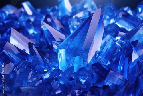 Crystals of blue vitriol - Copper sulfate