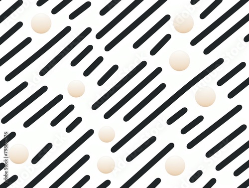Alternating stripes and spots, flat graphic stripes, vector art, clean white , pattern vectors and illustration