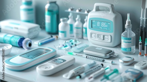 D Rendered Diabetic Supplies A Comprehensive Toolkit for Disease Management