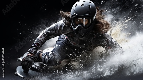 Exciting unconventional sports photography with dynamic energy in vibrant outdoor scenes