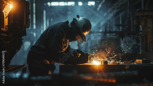 Engineer Testing Forged Steel