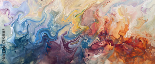 Whispers of paint swirl in the air, weaving tales of dreams and desires across the canvas.