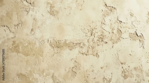 Retro plain cement cream wall texture background. AI generated image