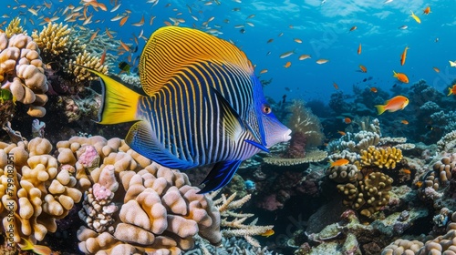 Emperor Angelfish (Pomacanthus imperator), Red Sea, Egypt 