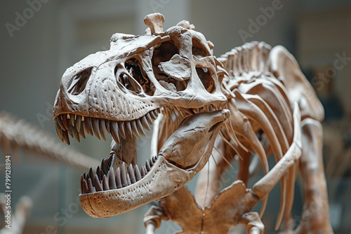 skeleton of a dinosaur, Tyrannosaurus Rex