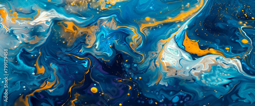 Lemon zest and azure dance in a playful embrace, painting the canvas of existence with a vibrant symphony of liquid color in high-definition brilliance.