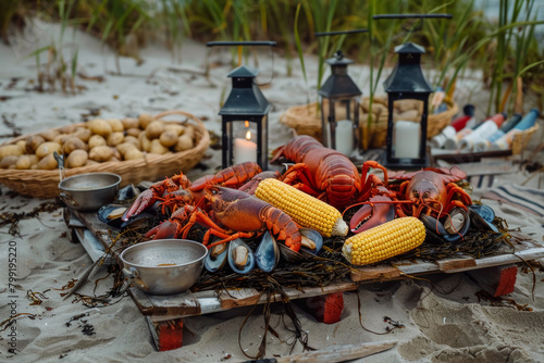 New England Beach Clambake for Independence