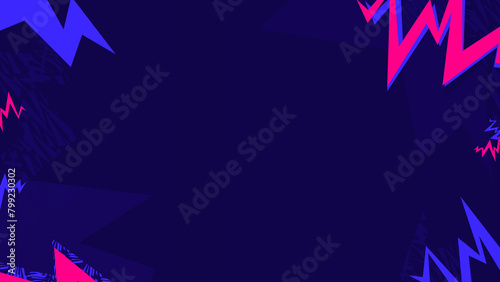ICC Mens T20 Cricket World Cup 2024 in America theme elements on blue Background Social Media Post, Vector Illustration