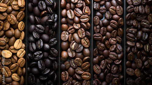 Different roads level of coffee bean, wallpaper, choosing the power source of caffeine based on personal preference