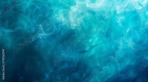 Vibrant Blue and Teal Abstract Background for Design Generative AI