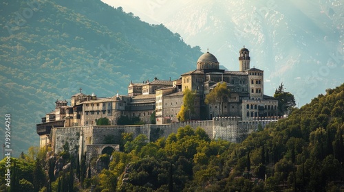 Serene History - The Simonopetra Monastery in Mount