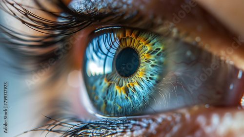 eye, iris, close-up, macro, human eye, detailed, pupil, retina, eyeball, vision, sight, ocular, optic, blue eye, eye texture, eye color, eyeball detail, eye lens, cornea