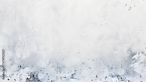 Abstract white watercolor texture with delicate gray splashes. Ideal for elegant background, modern design elements, or artistic wallpaper with copy space