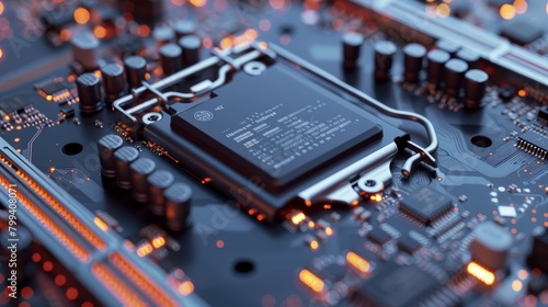 Unveiling the Power of AI Closeup of Advanced Chipsets in Motherboard Revolutionizing SEO Tools and Applications
