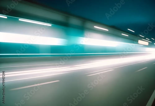 traffic in motion blur