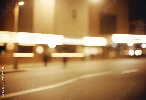 light in the city motion blur