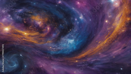Visuals of galactic-colored substances forming a glaze over textured surfaces, with cosmic hues like interstellar indigo, astral amethyst, and celestial sapphire against a backdrop ULTRA HD 8K