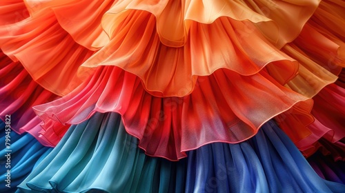 Vibrant Podium Skirt A Radiant Statement of Style and Color