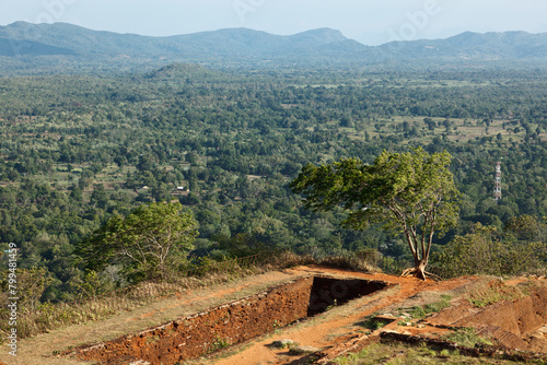 Ruins on top of Sigiriya rock