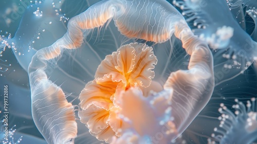 Macro shot of a jellyfish