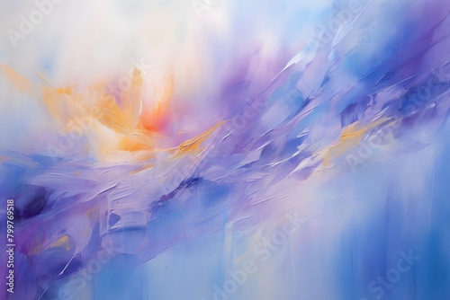 Glowing Coastal Haven, abstract landscape art, painting background, wallpaper, generative ai