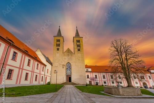 Premonstratensian Monastery from 12th century. Milevsko, Czech Republic.