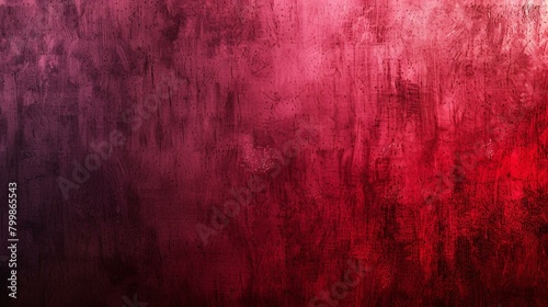 A striking gradient from bright red to deep maroon