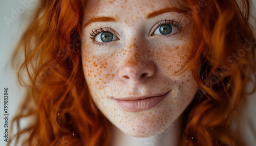 Ginger Grace: Irish Redhead Freckled Woman