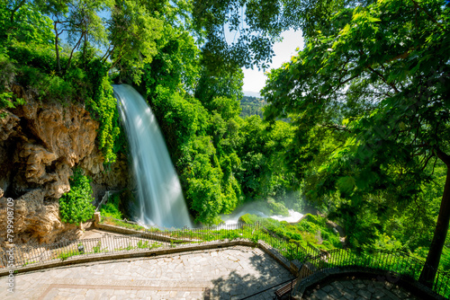 Edessa waterfall and park, Greece 