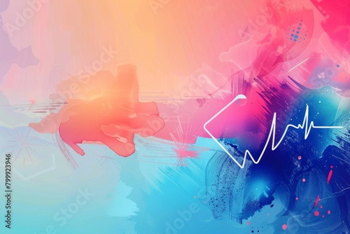 abstract background for World Hypertension Day