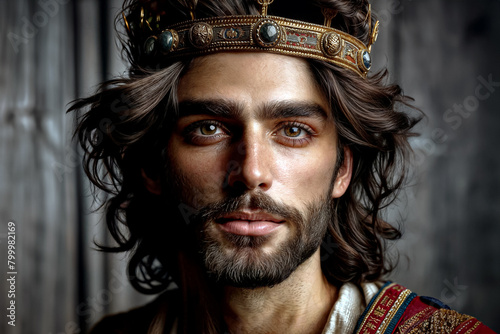 King David: Portrait of a Biblical Figure from The Old Testament Tanakh