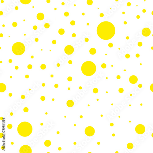 Small dot seamless pattern in yellow, wallpaper
