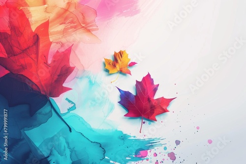 abstract background for Canada Victoria Day