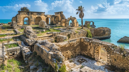 Carthage ancient ruins, iconic Tunisian site