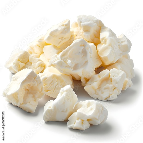 curds insolated on white background