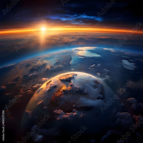 blue-sunrise-view-of-earth-from-space