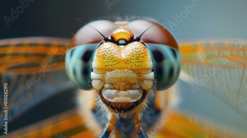 Macro shot of a dragonfly